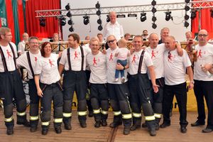 Die Mannschaft der FF Elmenhorst - leider erneut mit der "roten Laterne", aber mit viel Spaß dabei!