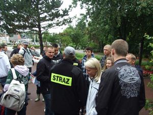 Nach einem langen Tag im Hansaland kommen alle Teilnehmer zum Sammelpunkt.