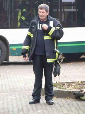 Sichtlich zufrieden über den Verlauf der Veranstaltung, Veranstaltungsleiter Rüdiger Ehrich.