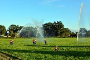 Wasser aus allen Rohren....