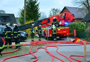 Die Bargteheider Drehleiter ist Einsatzbereit