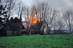 Bild kurz nach dem eintreffen am Einsatzort