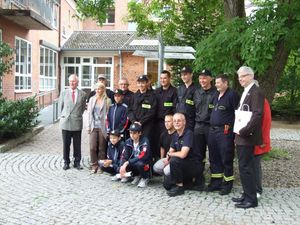 Gruppenfoto nach dem offiziellen Empfang.